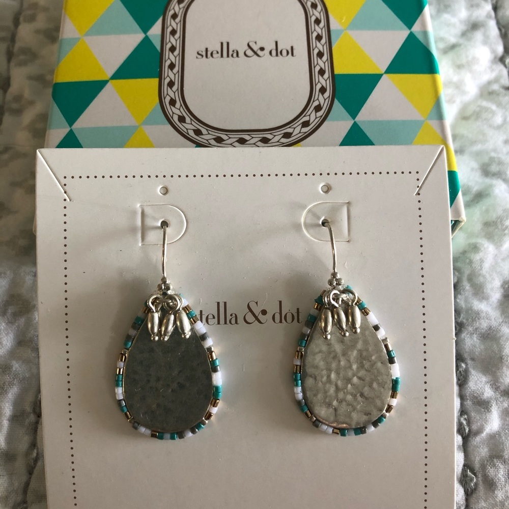 Stella & Dot Frieze Teardrop Earrings